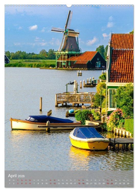Produktbild: Das ist Nordholland! (Wandkalender 2026 DIN A2 hoch), CALVENDO Monatskalender