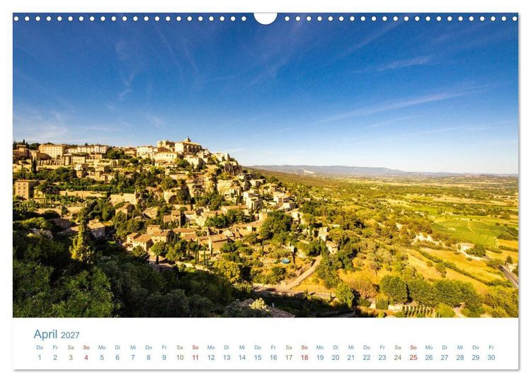 Produktbild: Malerisches Frankreich (Wandkalender 2027 DIN A3 quer), CALVENDO Monatskalender