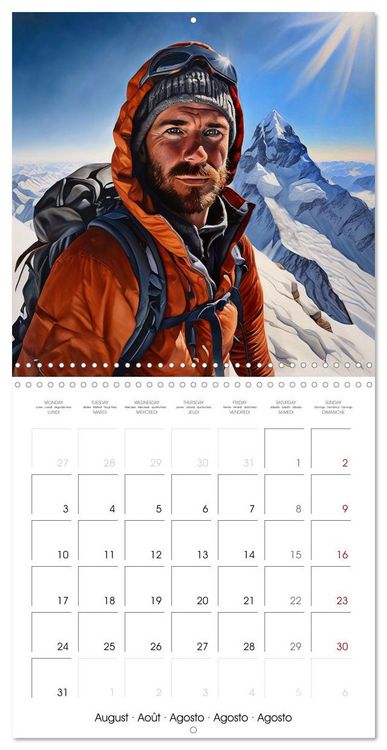 Produktbild: Mountaineers - Extreme mountaineering (Wall Calendar 2026 12 &times; 12 Inch) CALVENDO 12 Month Wall Calendar