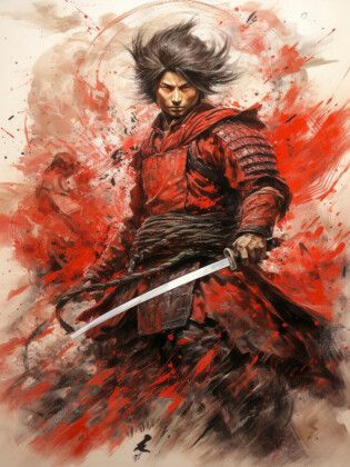 Produktbild: CALVENDO Puzzle Der siegreiche Samurai | 1000 Teile Lege-Gr&ouml;&szlig;e 64x48cm Foto-Puzzle f&uuml;r gl&uuml;ckliche Stunden
