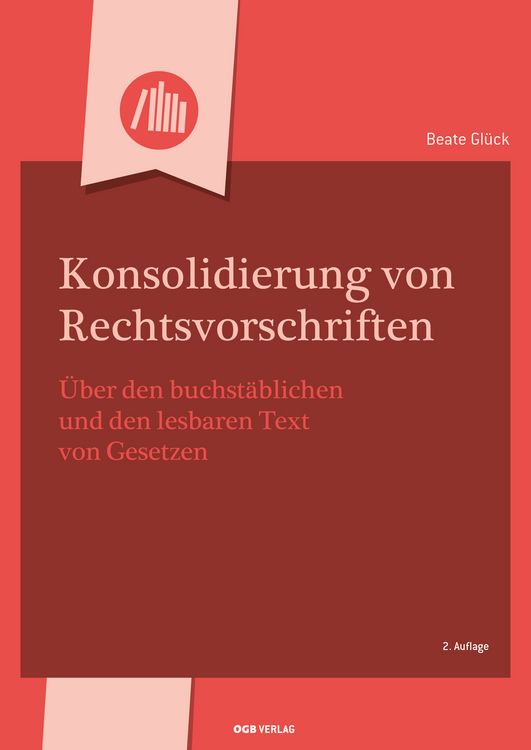 Produktbild: Konsolidierung von Rechtsvorschriften