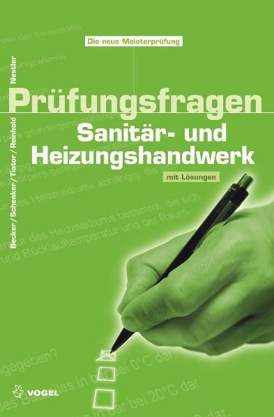 Produktbild: Pr&uuml;fungsfragen Sanit&auml;r- und Heizungshandwerk