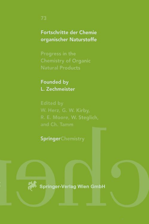 Produktbild: Fortschritte der Chemie organischer Naturstoffe / Progress in the Chemistry of Organic Natural Products