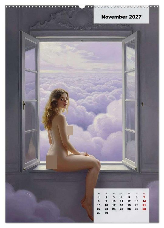 Produktbild: Entbl&ouml;&szlig;te Epochen &ndash; Surrealismus (Wandkalender 2027 DIN A2 hoch), CALVENDO Monatskalender