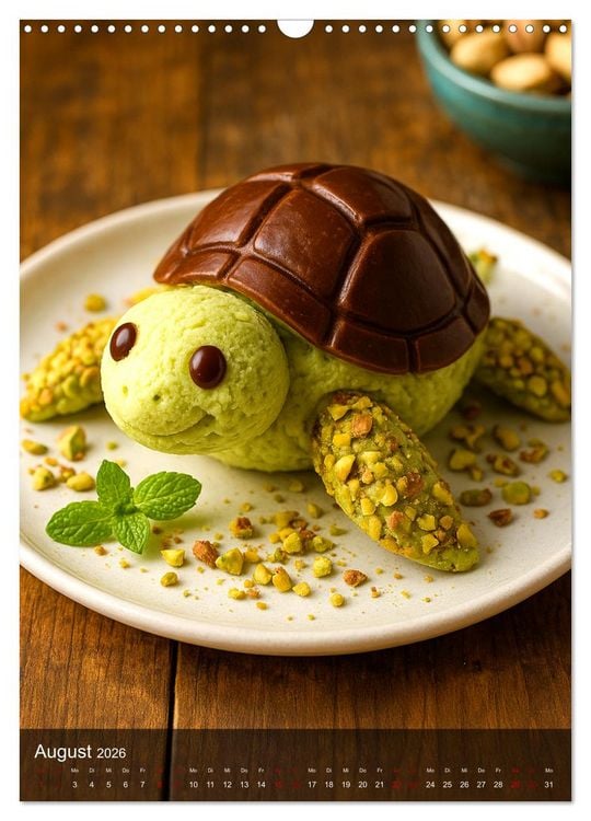 Produktbild: Tierische Desserts (Wandkalender 2026 DIN A3 hoch), CALVENDO Monatskalender