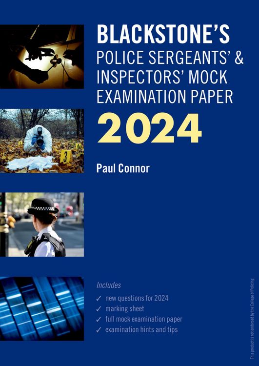 Produktbild: Blackstone's Police Sergeants' and Inspectors' Mock Exam 2024