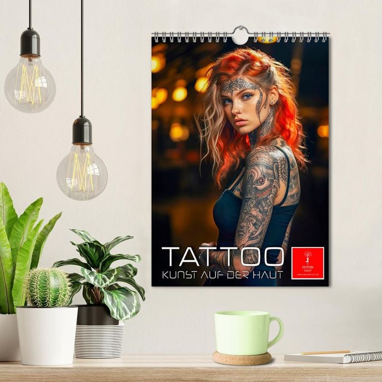 Produktbild: Tattoo Kunst auf der Haut (Wandkalender 2026 DIN A4 hoch), CALVENDO Monatskalender