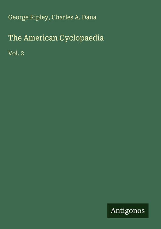 Produktbild: The American Cyclopaedia
