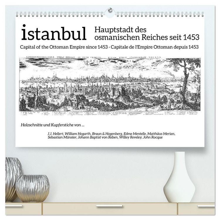 Produktbild: Istanbul - Hauptstadt des osmanischen Reiches seit 1453 (hochwertiger Premium Wandkalender 2026 DIN A2 quer), Kunstdruck in Hochglanz