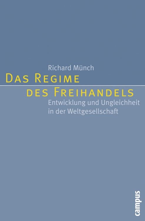 Produktbild: Das Regime des Freihandels