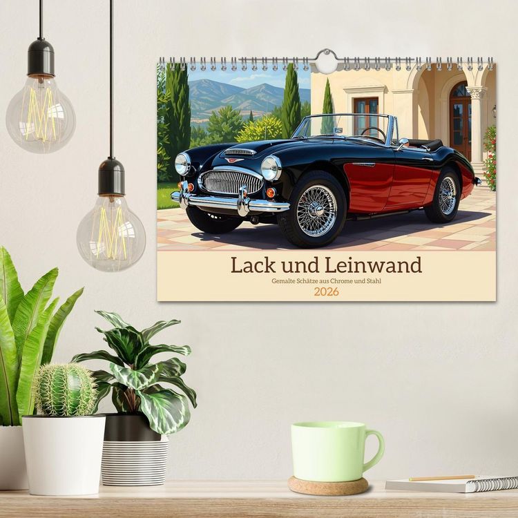 Produktbild: Lack und Leinwand (Wandkalender 2026 DIN A4 quer), CALVENDO Monatskalender