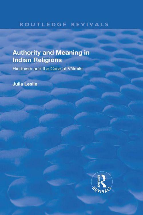 Produktbild: Authority and Meaning in Indian Religions