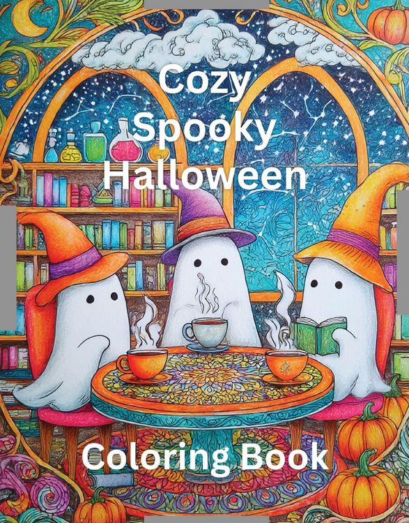 Produktbild: Cozy Spooky Halloween Coloring Book