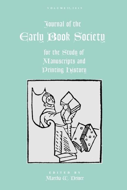 Produktbild: Journal of the Early Book Society Vol 22