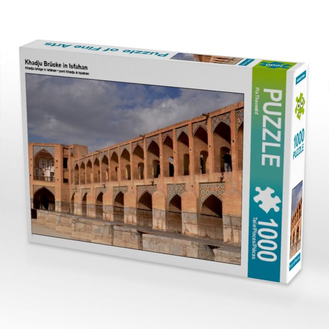 Produktbild: CALVENDO Puzzle Khadju Br&uuml;cke in Isfahan | 1000 Teile Lege-Gr&ouml;&szlig;e 64x48cm Foto-Puzzle f&uuml;r gl&uuml;ckliche Stunden