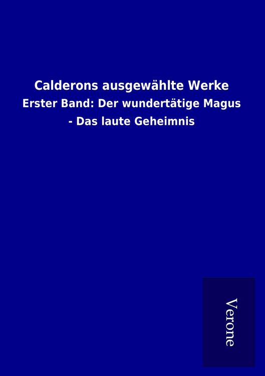 Produktbild: Calderons ausgew&auml;hlte Werke