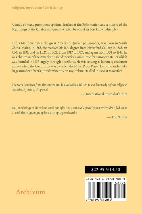 Produktbild: Spiritual Reformers in the 16th and 17th Centuries
