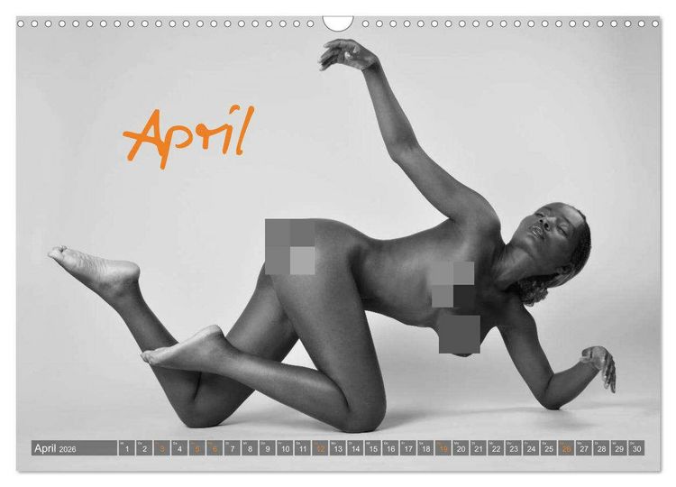 Produktbild: Erotik Fotoart Klassische Aktfotografie (Wandkalender 2026 DIN A3 quer), CALVENDO Monatskalender