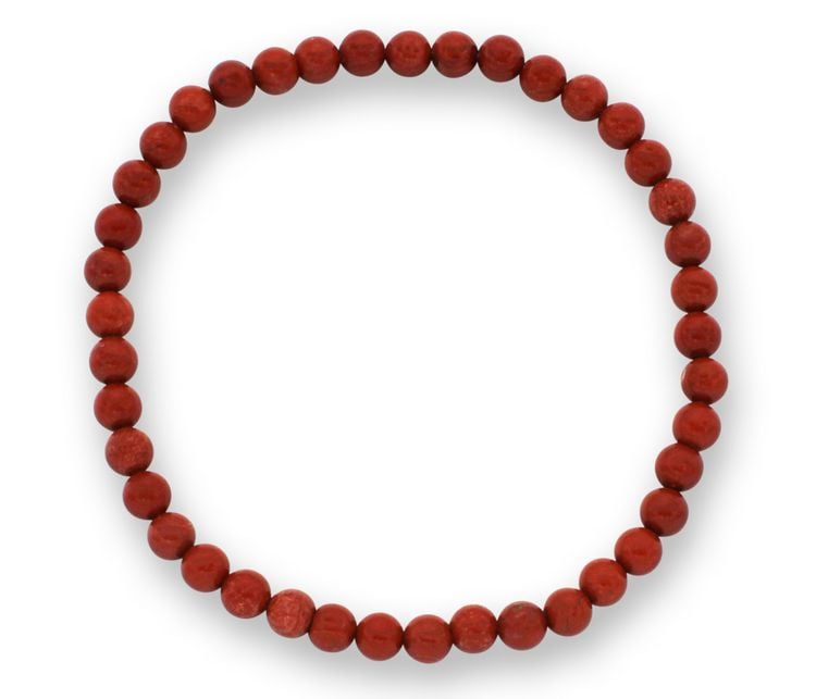 Produktbild: Jaspis rot Edelsteinarmband 3-4mm,J748-07