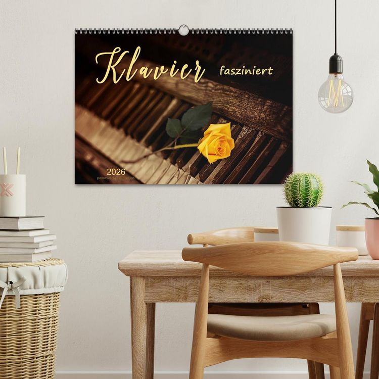 Produktbild: Klavier fasziniert (Wandkalender 2026 DIN A3 quer), CALVENDO Monatskalender