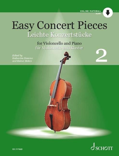 Produktbild: Leichte Konzertst&uuml;cke f&uuml;r Violoncello und Klavier. Band 2