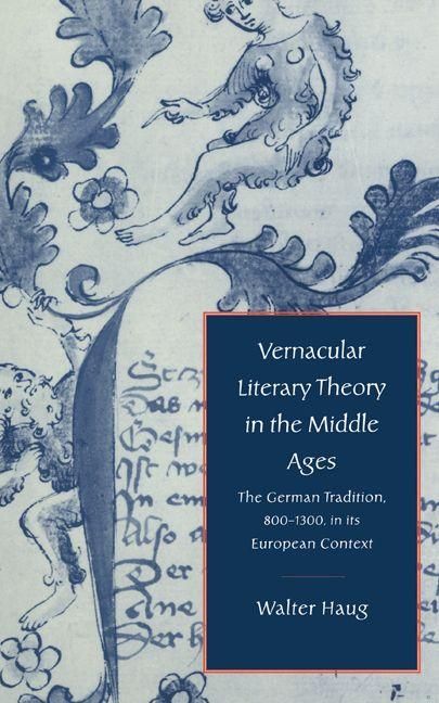 Produktbild: Vernacular Literary Theory in the Middle Ages