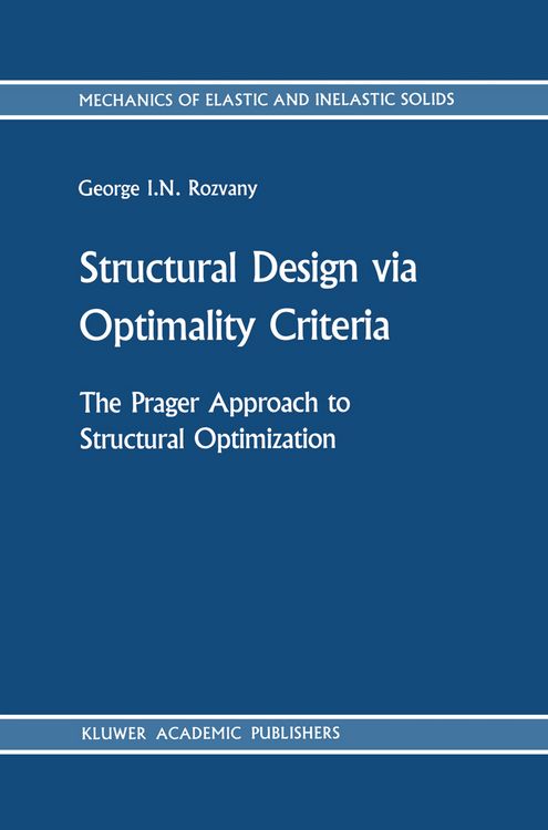 Produktbild: Structural Design via Optimality Criteria