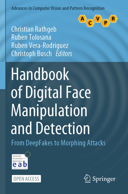 Produktbild: Handbook of Digital Face Manipulation and Detection