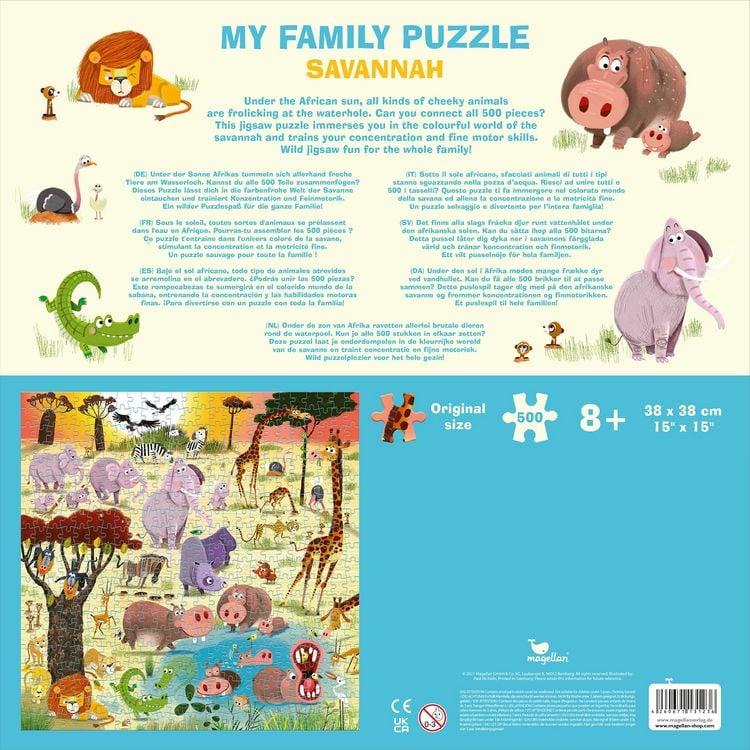 Produktbild: My Family Puzzle - Savannah