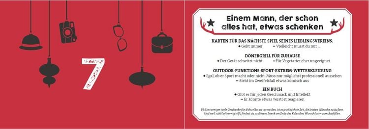Produktbild: Eine Frau, ein Adventskalender