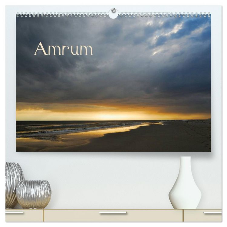 Produktbild: Amrum (hochwertiger Premium Wandkalender 2026 DIN A2 quer), Kunstdruck in Hochglanz