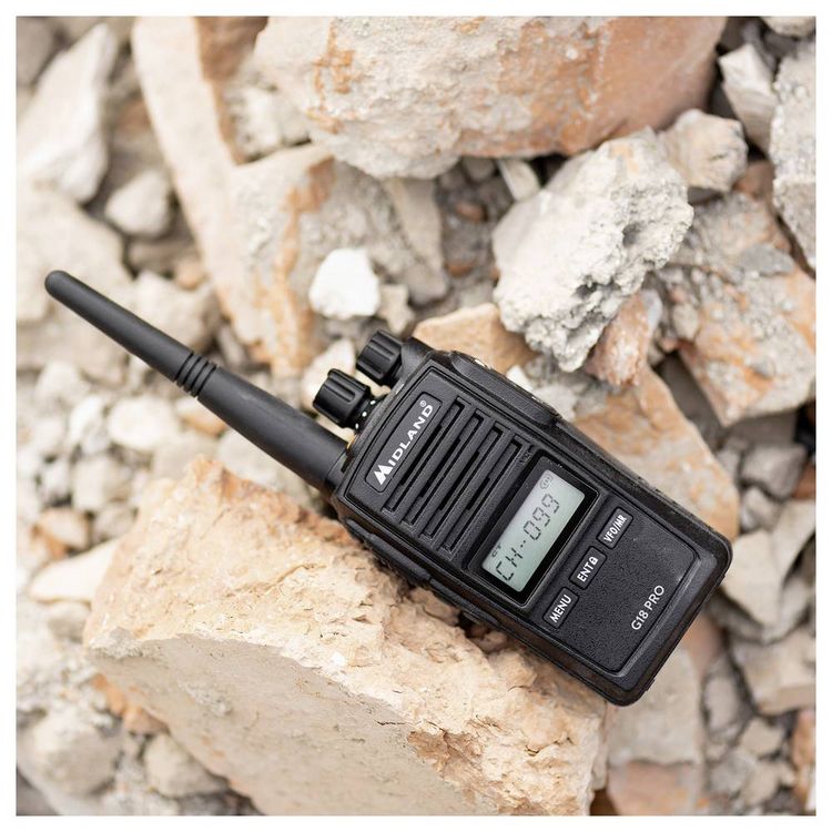 Produktbild: Midland Midland G18 Pro NC, PMR446 Funkger&auml;t C1145.04 PMR-Funkger&auml;t