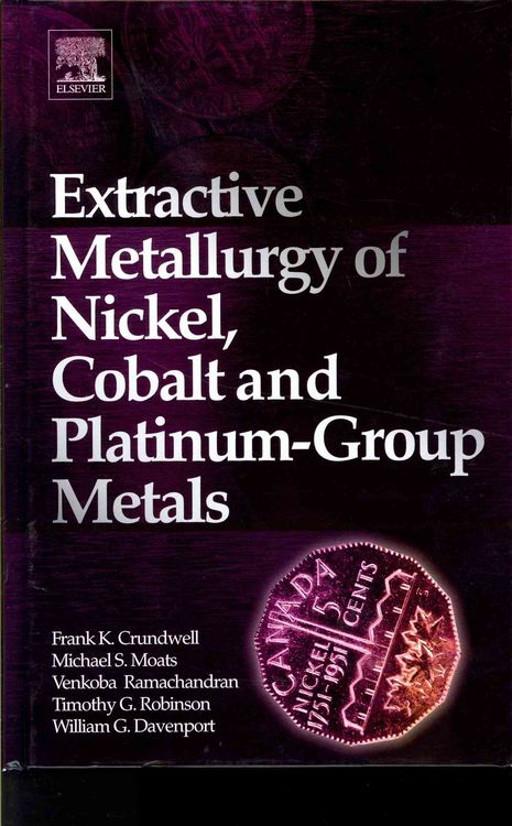 Produktbild: Crundwell, F: Extractive Metallurgy of Nickel, Cobalt