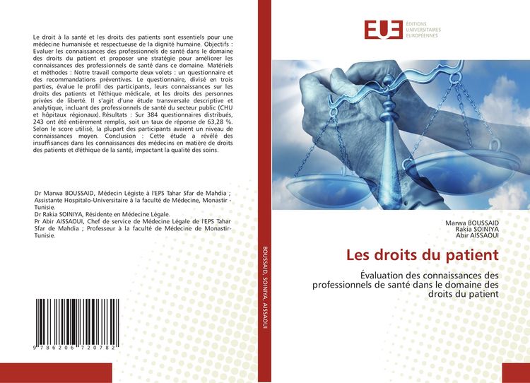 Produktbild: Les droits du patient