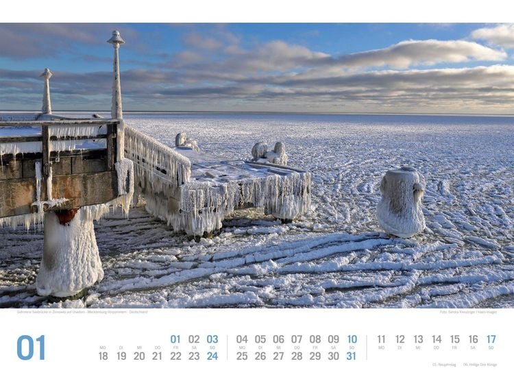 Produktbild: Ostsee ReiseLust Kalender 2027 | von Flensburg bis nach Usedom