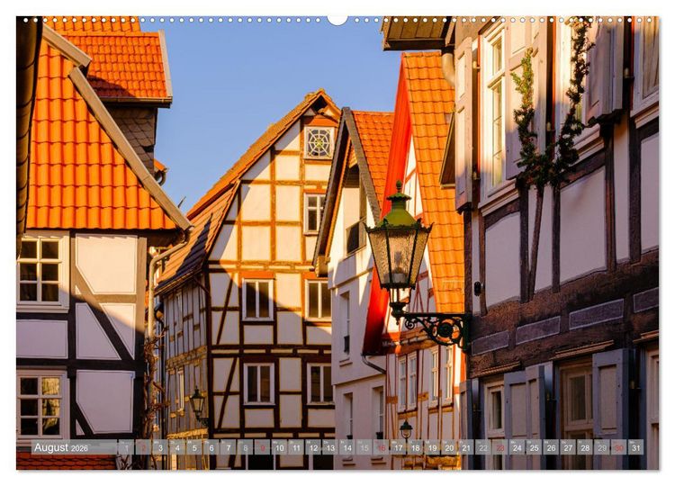 Produktbild: Ein Blick auf Melsungen (Wandkalender 2026 DIN A2 quer), CALVENDO Monatskalender
