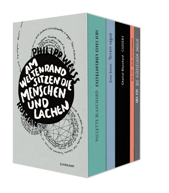 Produktbild: Am Weltenrand sitzen die Menschen und lachen