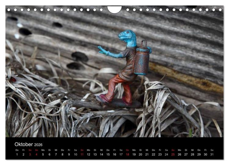 Produktbild: Micro Dino Skaters 2026 (Wandkalender 2026 DIN A4 quer), CALVENDO Monatskalender