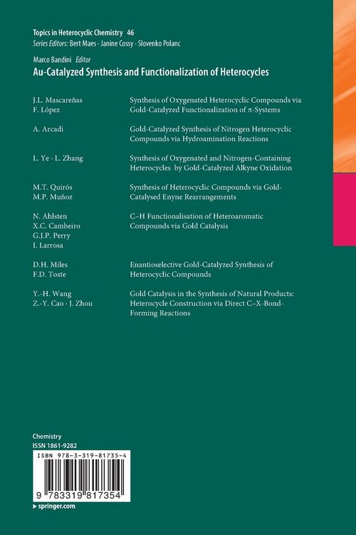 Produktbild: Au-Catalyzed Synthesis and Functionalization of Heterocycles