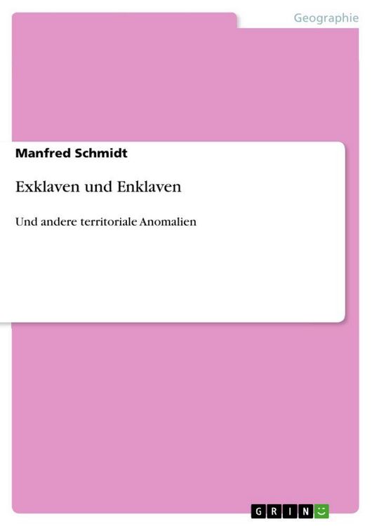 Produktbild: Exklaven und Enklaven