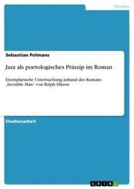Produktbild: Jazz als poetologisches Prinzip im Roman