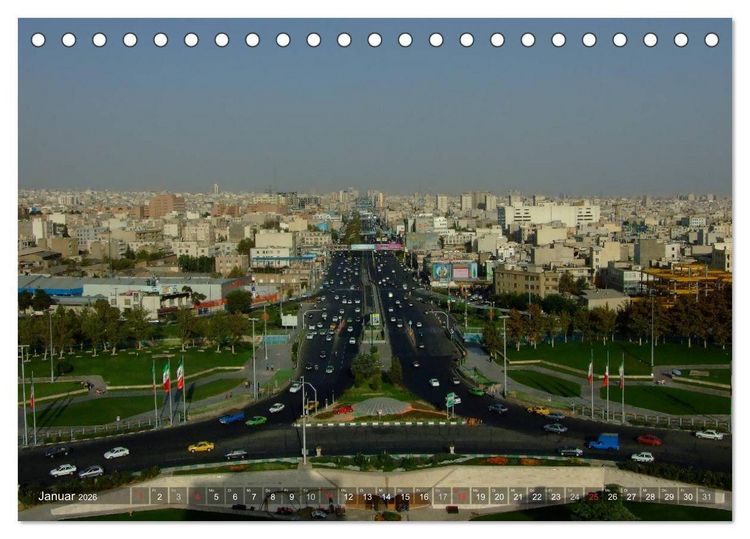 Produktbild: Iran - Eine Bilder-Reise (Tischkalender 2026 DIN A5 quer), CALVENDO Monatskalender