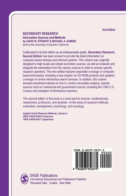 Produktbild: Secondary Research