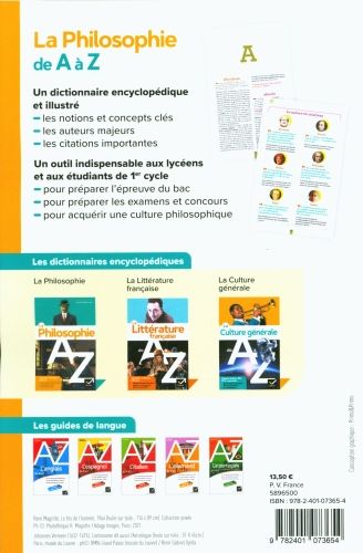 Produktbild: La philosophie de A &agrave; Z