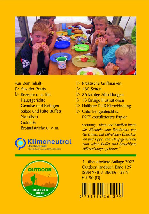 Produktbild: Kochen f&uuml;r Gruppen und Zeltlager
