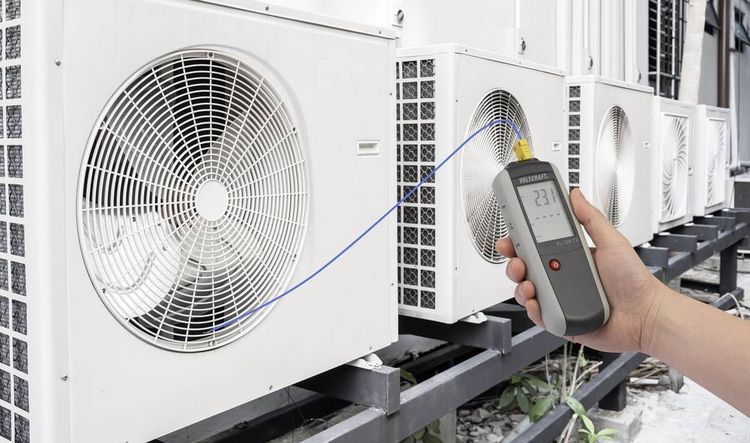 Produktbild: VOLTCRAFT TP-202 Luftf&uuml;hler 0 bis 250&deg;C 1.00m F&uuml;hler-Typ K
