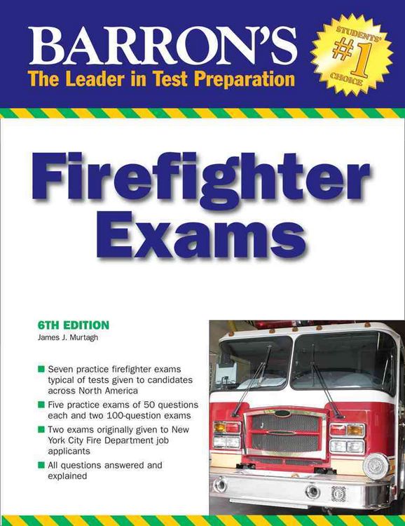Produktbild: Barron's Firefighter Exams
