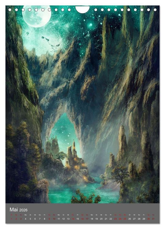 Produktbild: Das Grenzland (Wandkalender 2026 DIN A4 hoch), CALVENDO Monatskalender