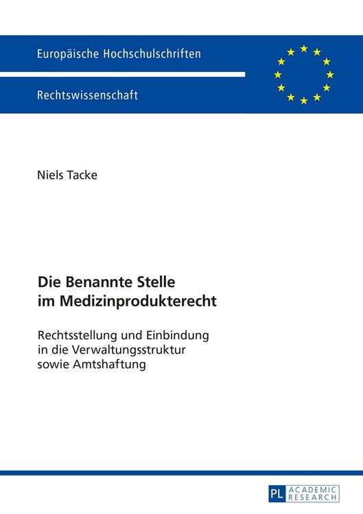 Produktbild: Die Benannte Stelle im Medizinprodukterecht