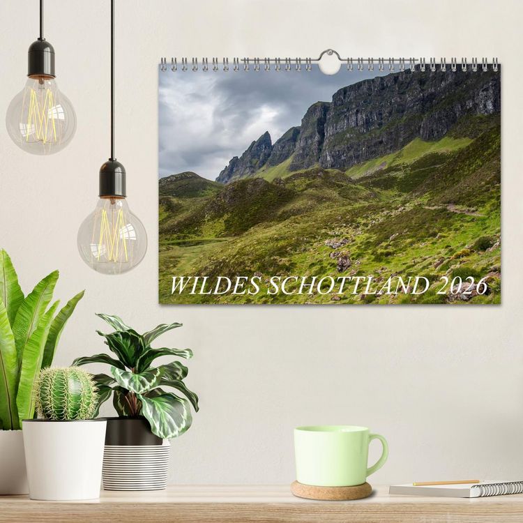 Produktbild: Wildes Schottland 2026 (Wandkalender 2026 DIN A4 quer), CALVENDO Monatskalender